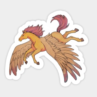 Nutmeg Pegasus Sticker